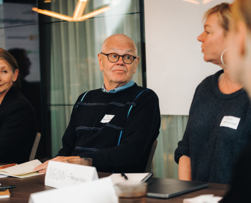 Stig i dialogmøte. Foto: Xplora
